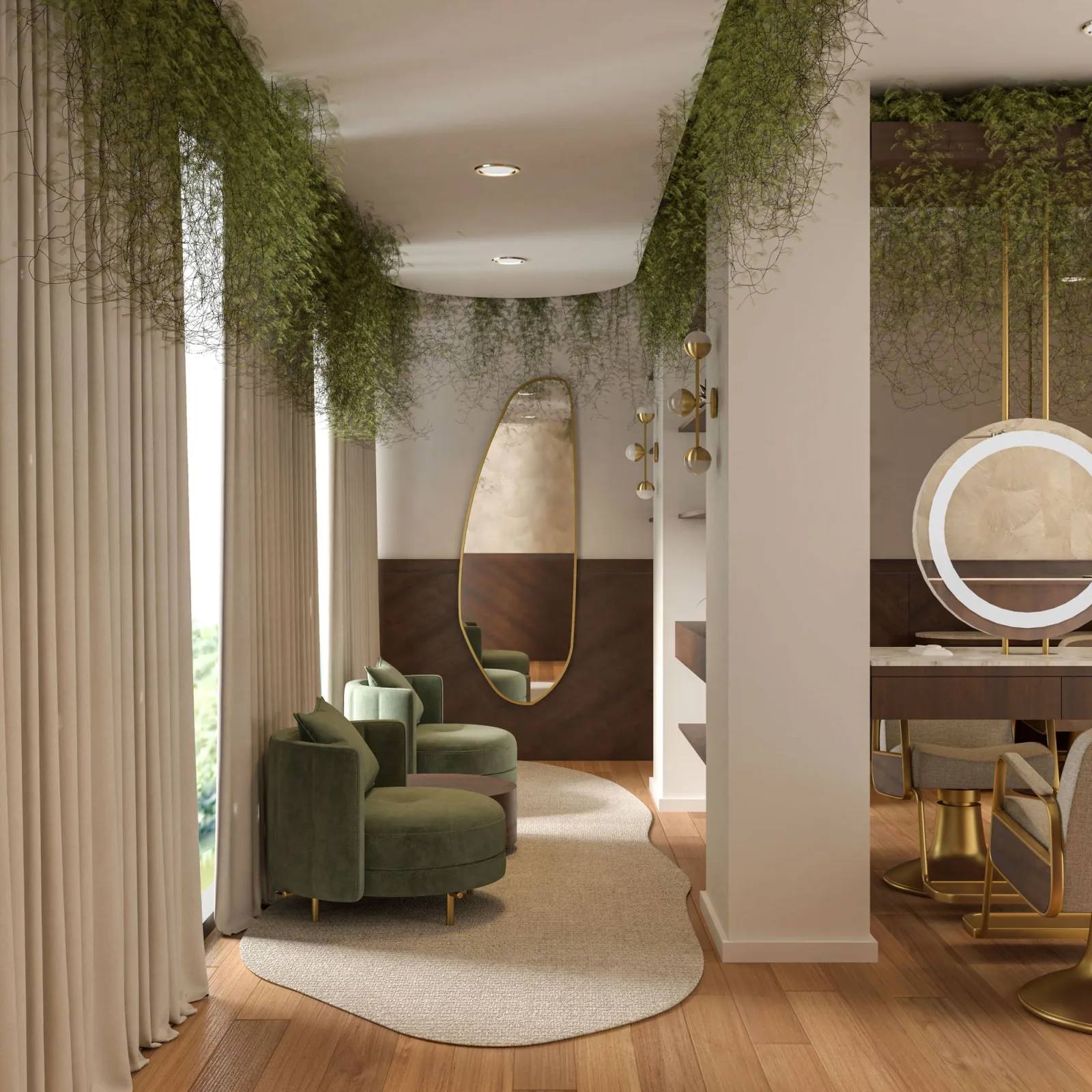 A refined luxury apartment interior in London